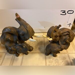 Bombay decorative Elephant Figurines duo